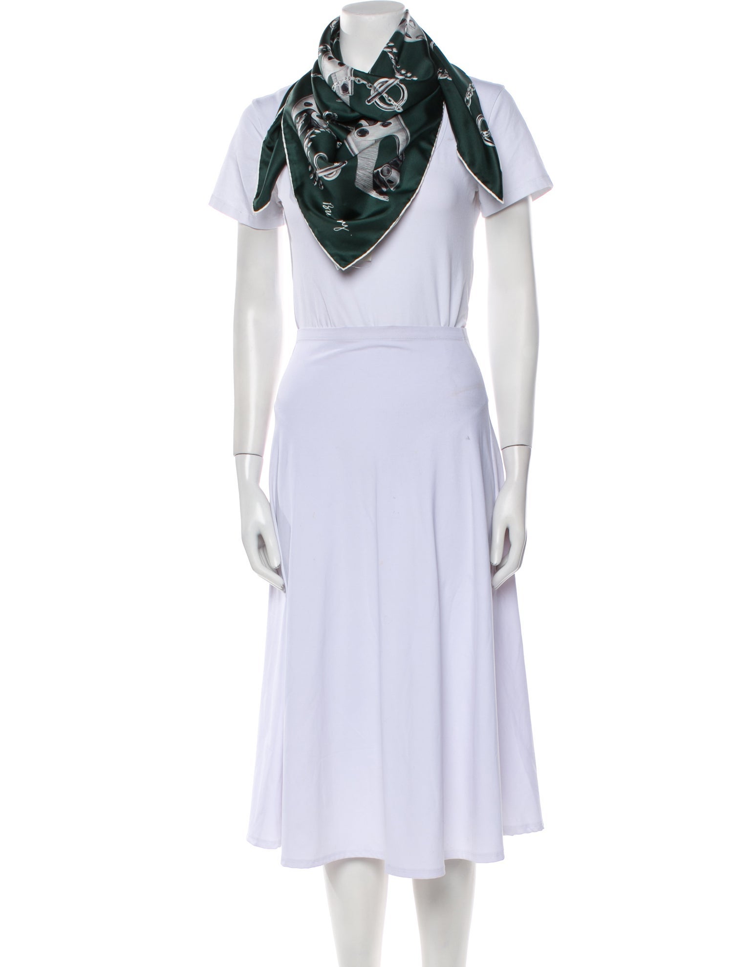 Burberry TB Monogram Printed Scarf